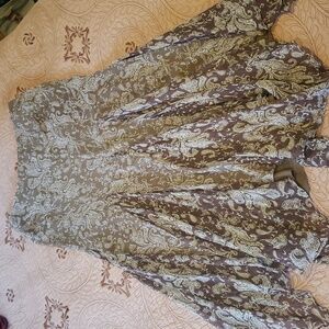 Lauren Silk Paisley Skirt 4